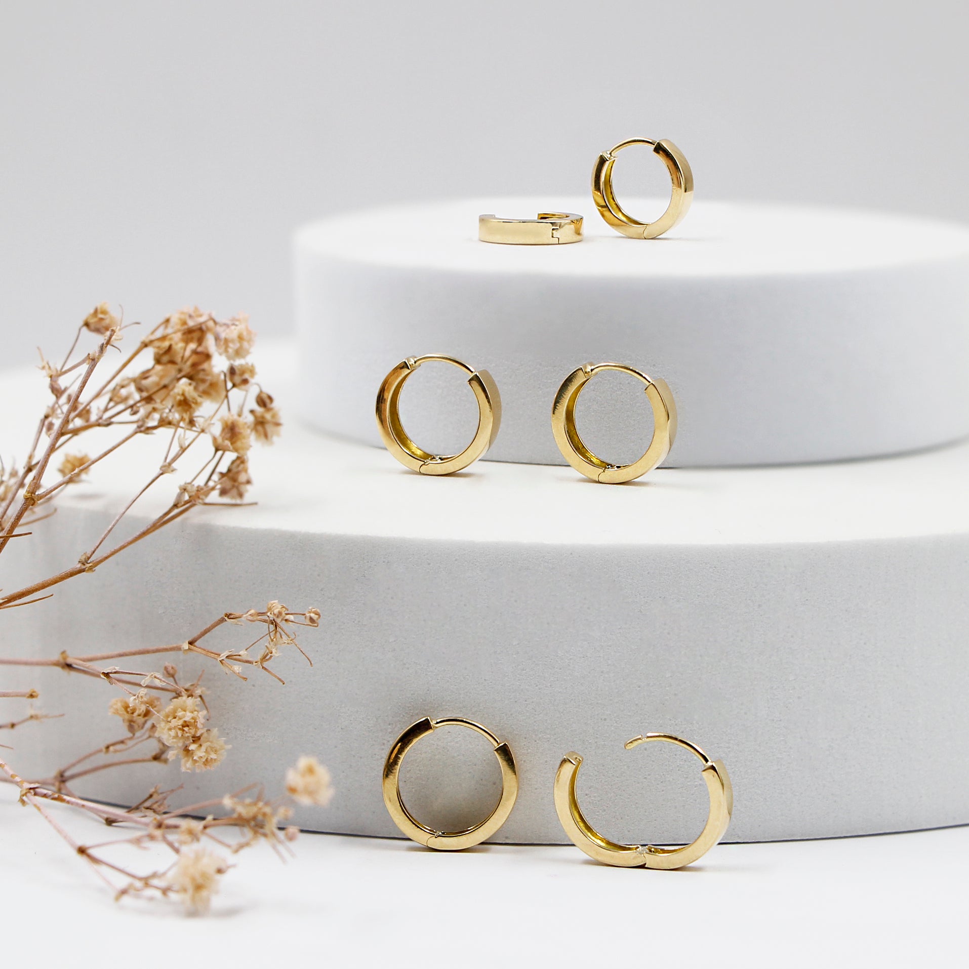 Argollas de Oro de 18k Ayla Peruviana Joyas