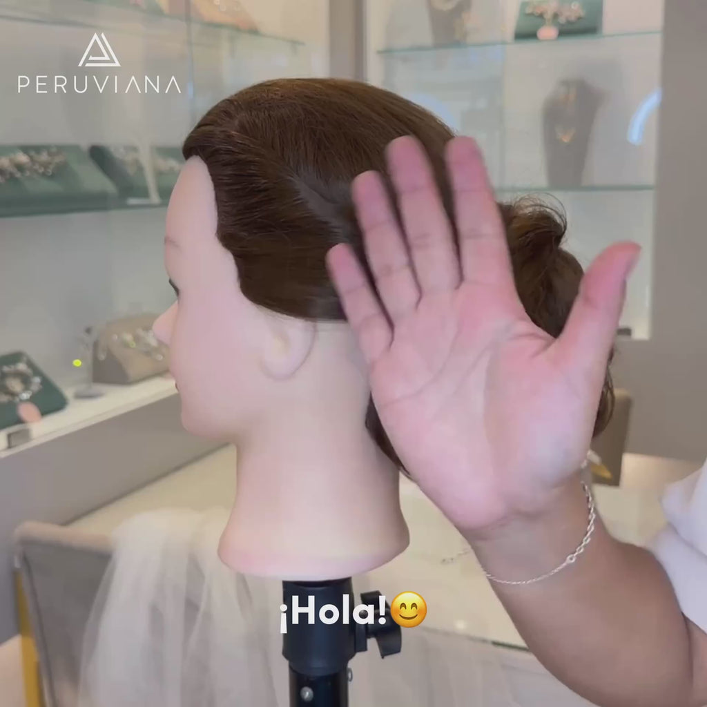 Tocado de Novia en plata con finos hilos y piedras preciosas - Tiaras Peruviana