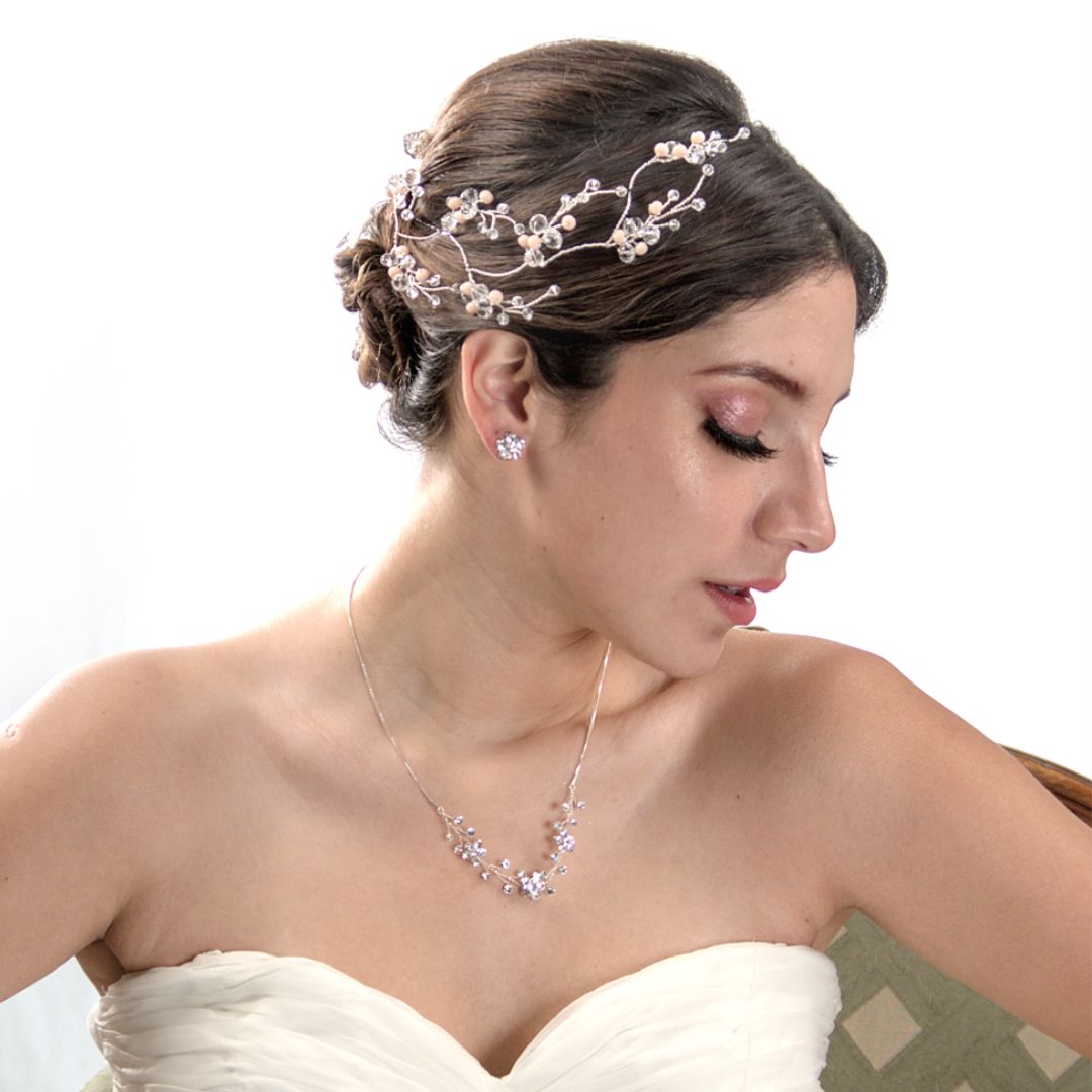 Tiara Nupcial para Novia Juno Peruviana Joyas - Main Image