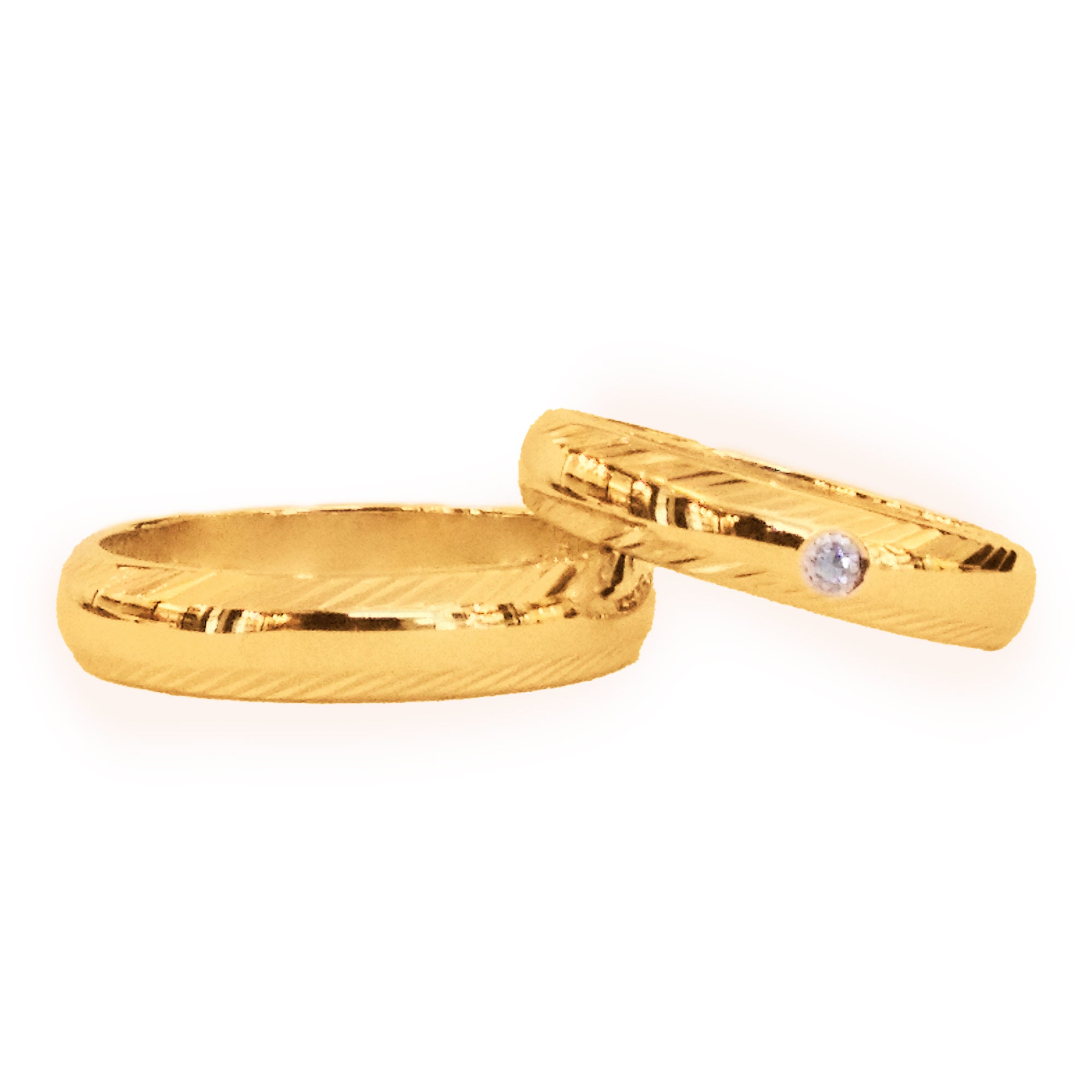 Aros de matrimonio de oro online